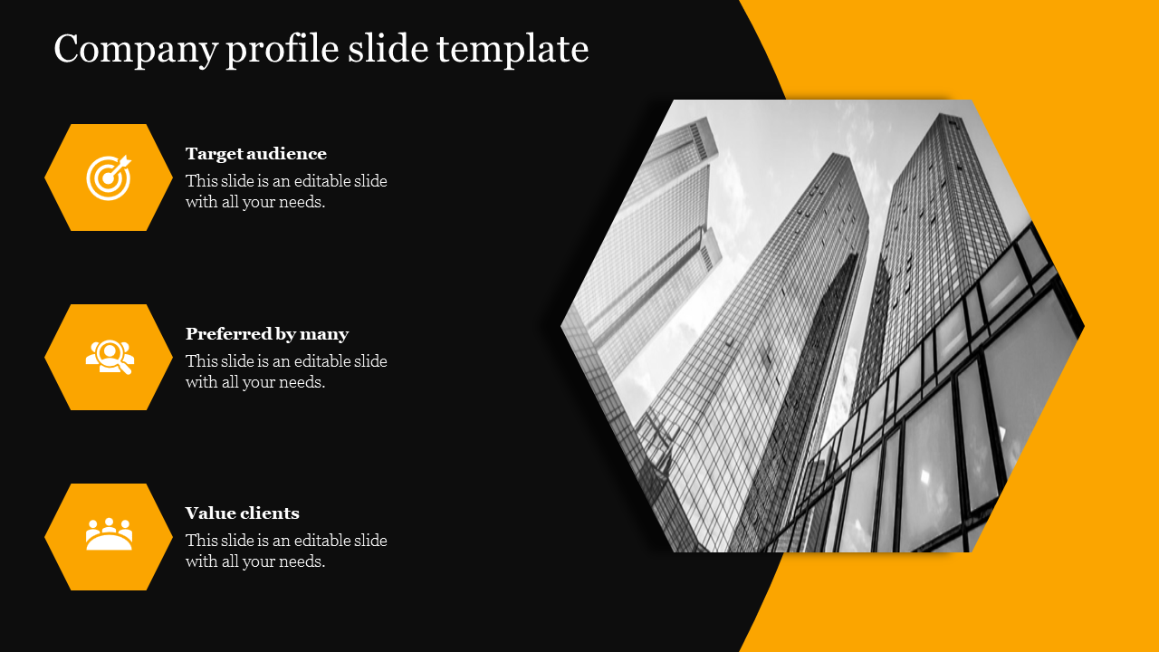 Company Profile Slide Template